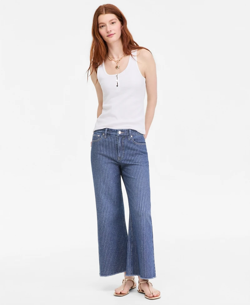 On 34th Women's Scoop-Neck Henley Tank Top, Macy's Exclusive