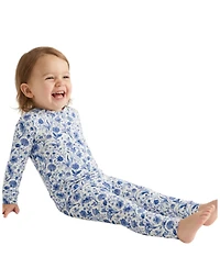 Motette Baby Girls Porcelain Vine Pajama Set