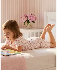 Motette Baby Girls Pink Posy Pajama Set