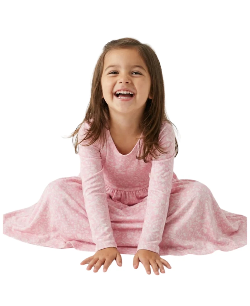 Motette Girls Petite Fleur Bamboo Twirl Dress