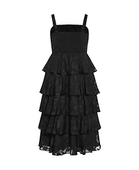 City Chic Women's Plus Daniela Ruffle Tier Dress