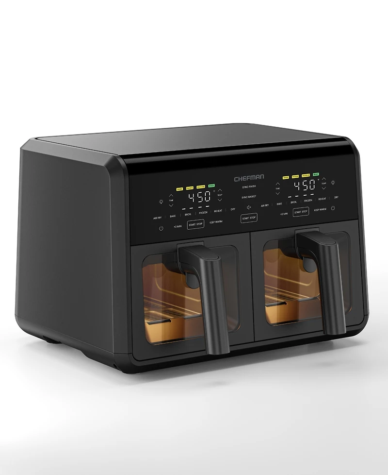 Chefman TurboFry 9-Quarts Dual-Basket Air Fryer