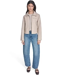 Levi's Women's Faux Leather Laydown Collar Jacket