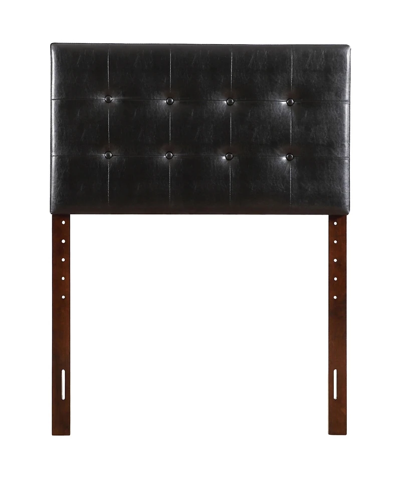 Flynama Twin Upholstered Headboard with Button Tufting Adjustable Height 41 to 53 inch