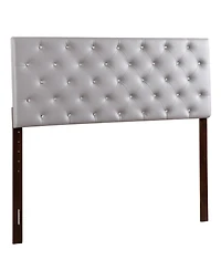 Flynama Full Headboard Modern Minimalist Mixed Material Headboard 40.5 inch Tall