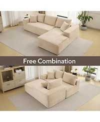 gaomon 108" Sectional Couches for Living Room