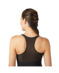 Free Country Women's Mesh Zip-Up Tankini Top