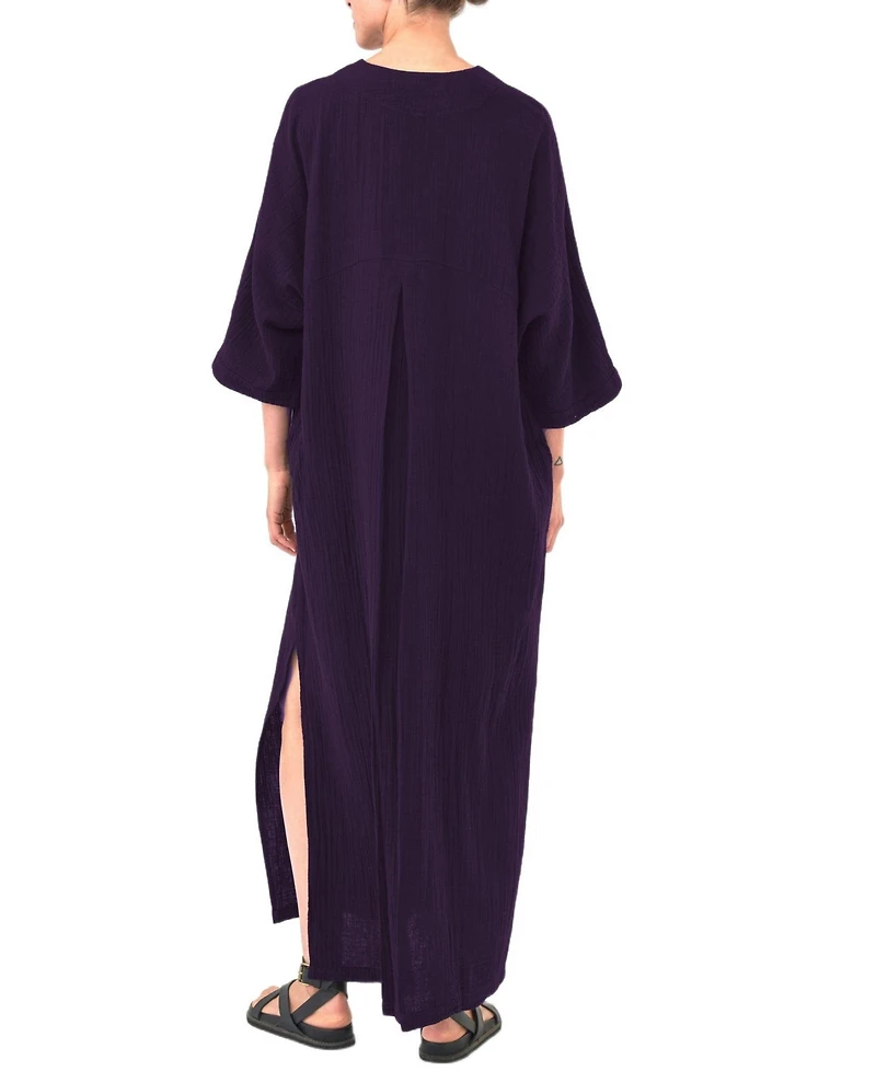 Ocean+Main Women's Gauze Arc Seam Caftan