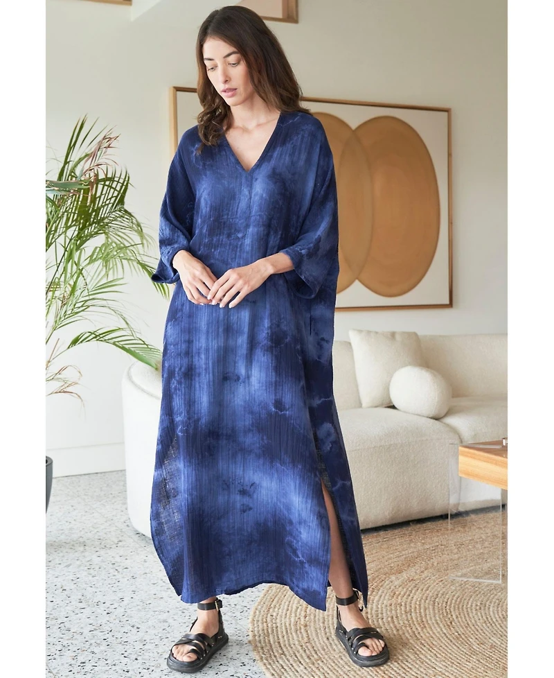Ocean+Main Women's Gauze Arc Seam Caftan