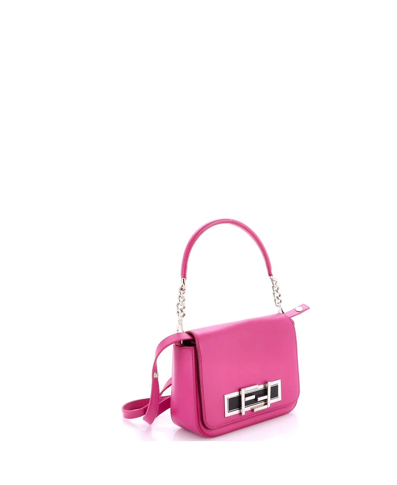 Pre-Owned Fendi Small 3Baguette Convertible Crossbody Calfskin