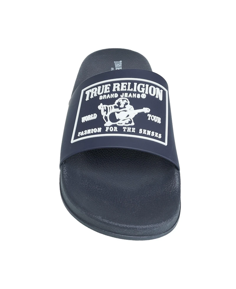 True Religion Men's Kendrick Logo Slide