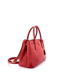Pre-Owned Prada Medium Galleria Double Zip Tote Saffiano Leather