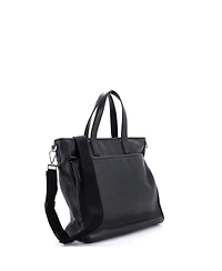 Pre-Owned Prada Medium Convertible Front Pocket Briefcase Tote Leather