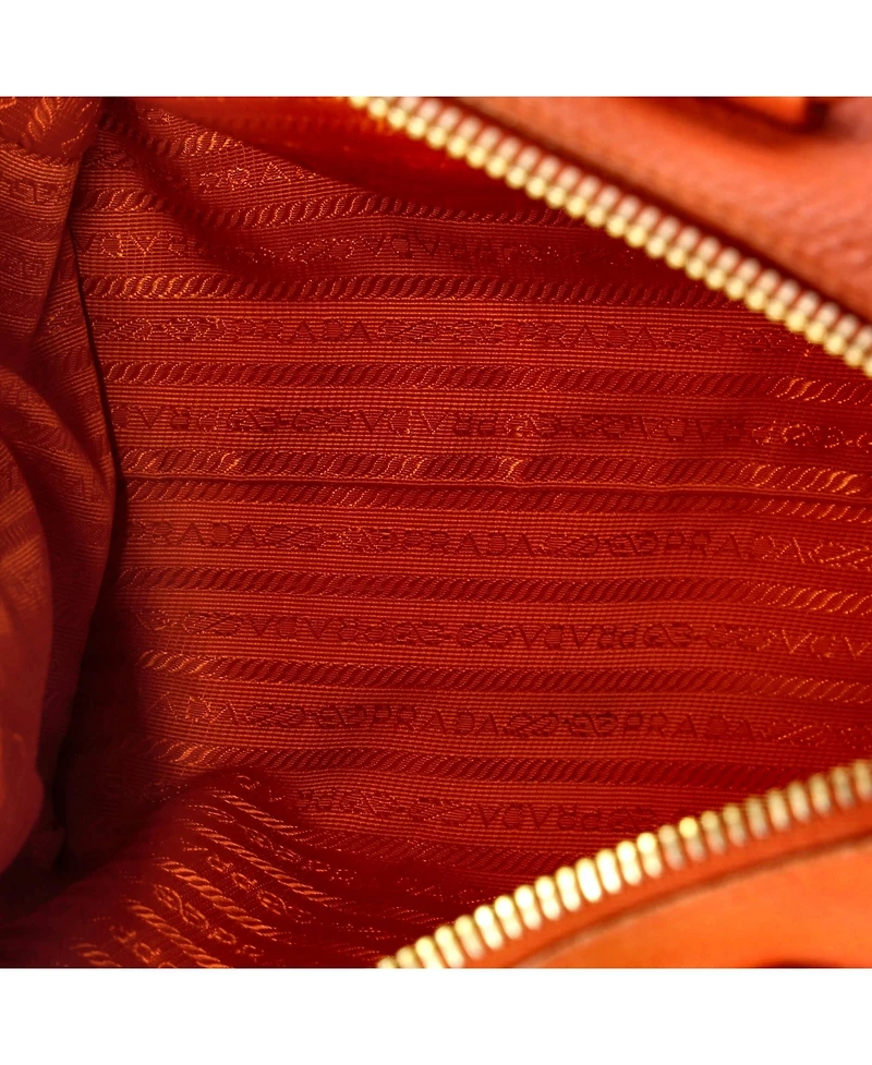 Pre-Owned Prada Medium Convertible Boston Bag Vitello Daino