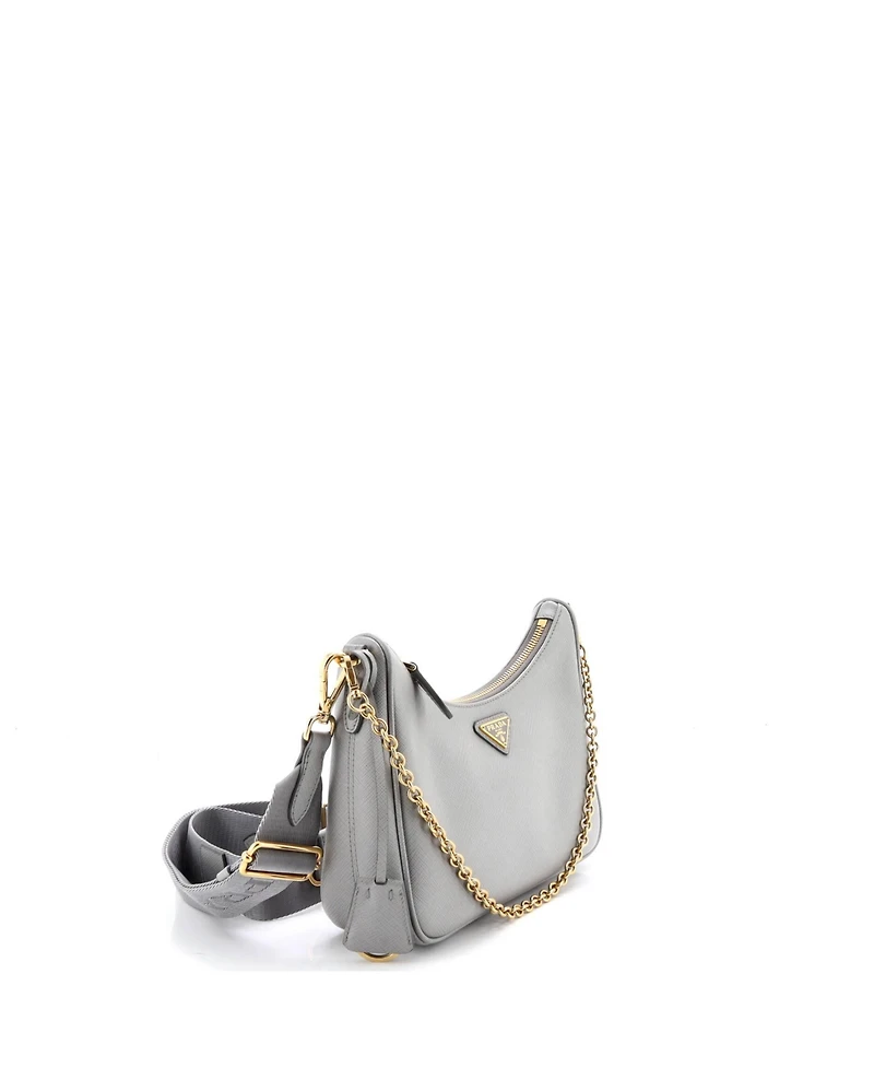 Pre-Owned Prada Small Re-Edition 2005 Shoulder Bag Saffiano Leather