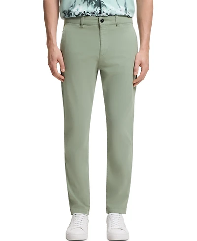 Boss By Hugo Boss Men's Structured Cotton Blend Tapered-Fit Chinos