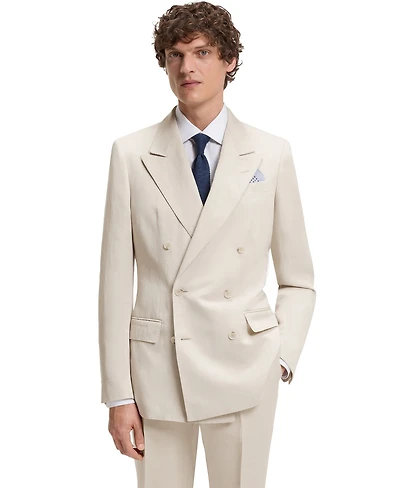 Beckham x Boss Men's Micro Pattern Slim-Fit Jacket