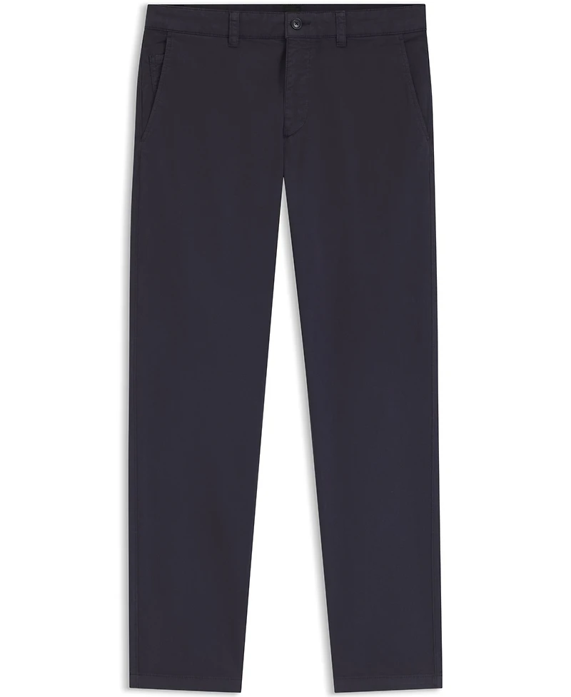 Boss By Hugo Boss Men's Structured Cotton Blend Tapered-Fit Chinos