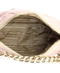 Pre-Owned Prada Small System Re-Edition Shoulder Bag Quilted Nappa Leather