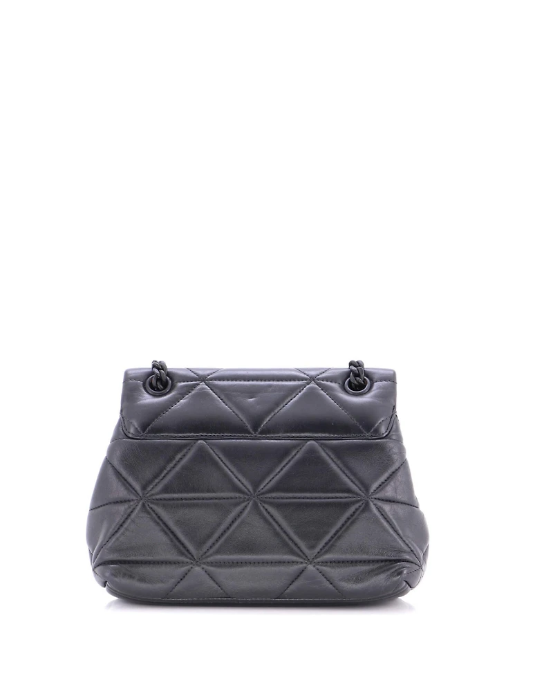 Pre-Owned Prada Spectrum Flap Bag Quilted Nappa Leather