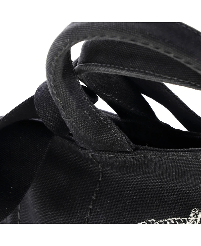 Pre-Owned Prada Medium Canapa Convertible Tote Canvas