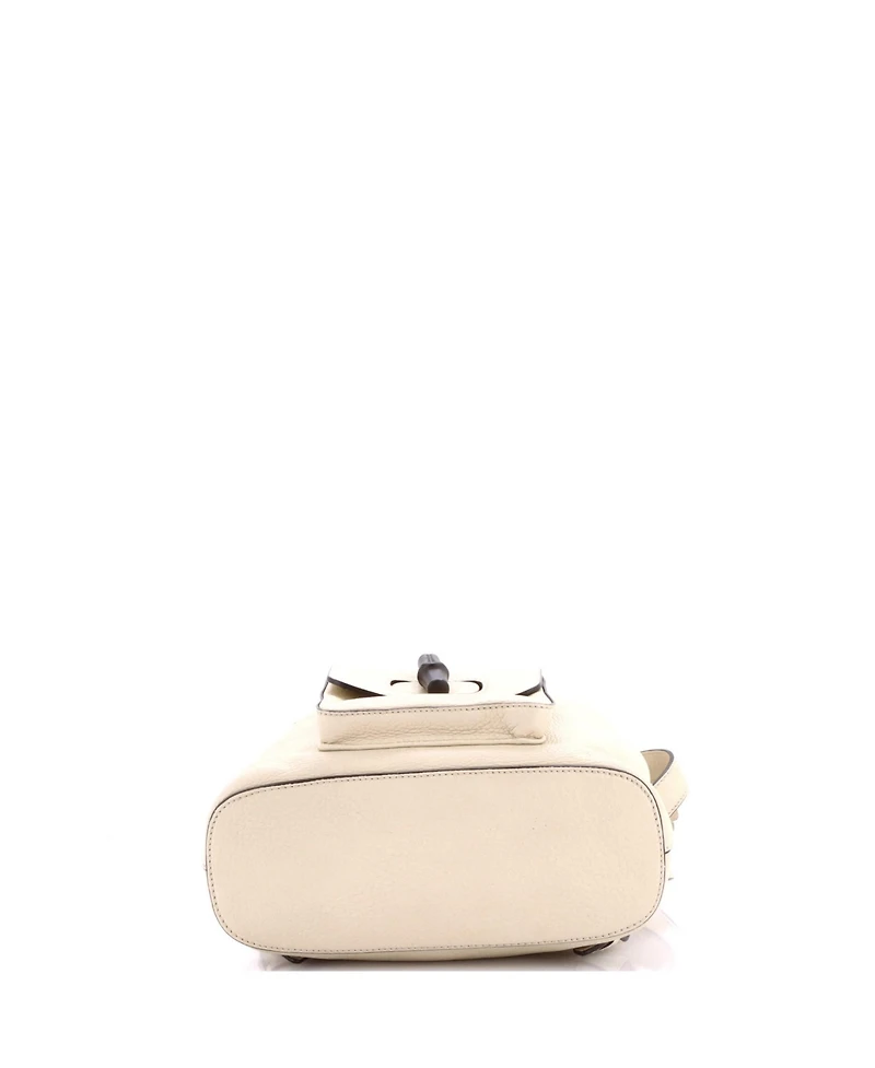 Pre-Owned Gucci Medium Bamboo Tassel Backpack Leather
