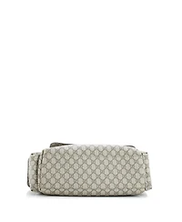 Pre-Owned Gucci Diaper Bag Gg Coated Canvas