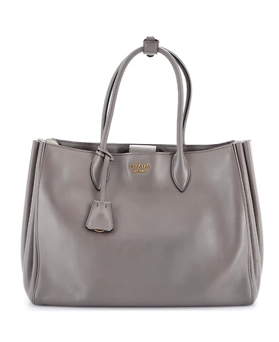 Pre-Owned Prada Soft Bibliotheque Tote City Calfskin