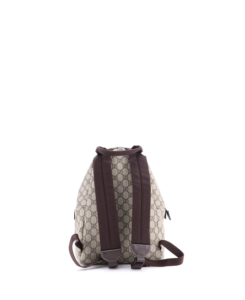 Pre-Owned Gucci Small Front Pocket Backpack Gg Coated Canvas