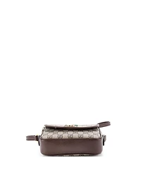 Pre-Owned Gucci Mini Ophidia Flap Shoulder Bag Gg Coated Canvas