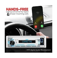Pyle Single Din Am/Fm/MP3/Usb/Aux Stereo Receiver with Bluetooth (PLMRL50WB)