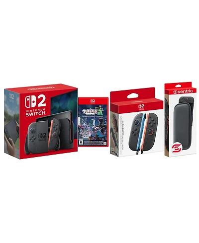 Nintendo Switch 2 Console with Pokemon Legends Z-a, Extra Joy-Cons and Protective Case Bundle