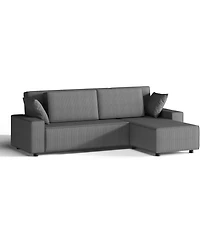 gaomon 70" Oversized Cloud Couch, Mid-Century Chenille Sofa with Usb & Side Pockets, Deep Seat