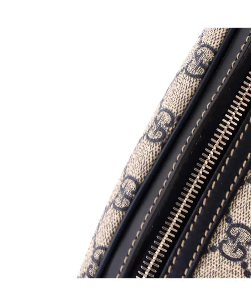 Pre-Owned Gucci Small Belt Bag Gg Coated Canvas with Leather