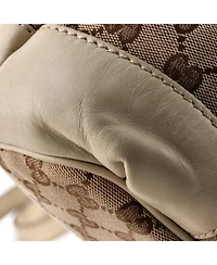 Pre-Owned Gucci Medium Sukey Tote Gg Canvas with Leather