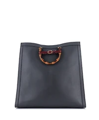 Pre-Owned Gucci Maxi Diana Nm Bamboo Handle Tote Leather