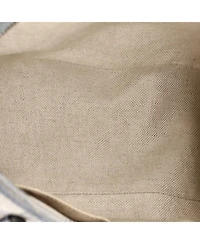 Pre-Owned Gucci Medium Convertible Zip Tote Gg Coated Canvas with Leather