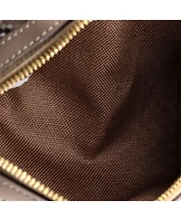 Pre-Owned Gucci Mini Top Handle Shoulder Bag Gg Shadow Coated Canvas