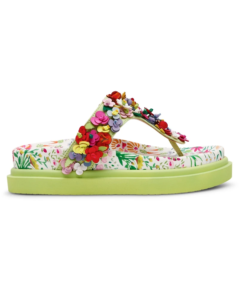 Betsey Johnson Women's Kammeron Slip-On Flat Sandals