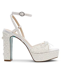 Betsey Johnson Women's Enola Platform Evening Sandals