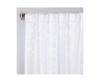 Superior Leaves Machine Washable Room Darkening Blackout Curtains with Back Tabs