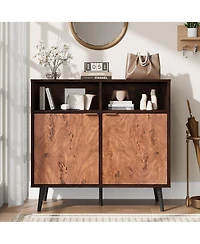 gaomon Buffet Cabinet Sideboard with Storage,31.5'' Credenza Storage Cabinet with Doors,Kitchen Buffet Coffee Station Cabinet