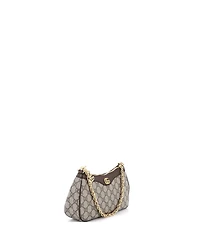 Pre-Owned Gucci Small Ophidia Charm Shoulder Bag Gg Coated Canvas
