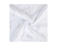 Superior Leaves Machine Washable Room Darkening Blackout Curtains with Back Tabs