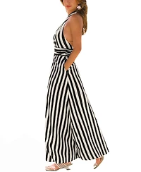 Cupshe Women's It's Showtime Striped Maxi Beach Dress