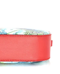 Pre-Owned Gucci Mini Chain Crossbody Bag Blooms Print Gg Coated Canvas