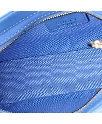 Pre-Owned Gucci Mini Moon Side Shoulder Bag Gg Canvas