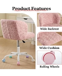 Rainsken Faux Fur Office Chair