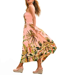 Cupshe Women's Ocean View Tropical Maxi Beach Dress