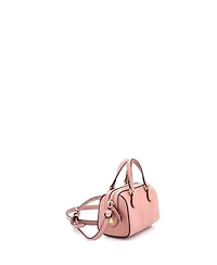 Pre-Owned Gucci Super Mini Convertible Boston Bag Jumbo Gg Embossed Leather
